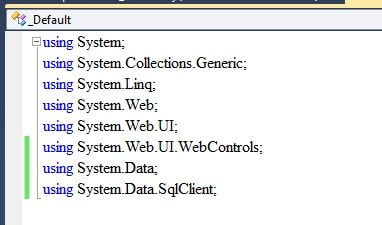 Add some Namespace to the page